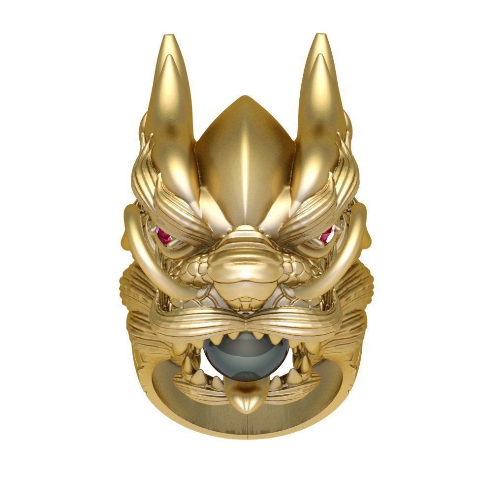 set dragon ring and bangle 562 3D print model_10