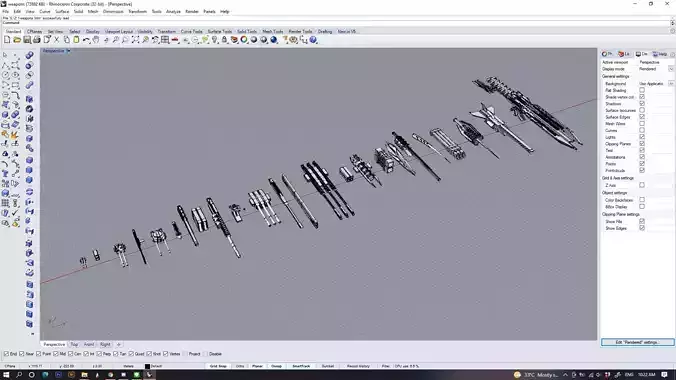 Sci-fi Vehicle Weapons