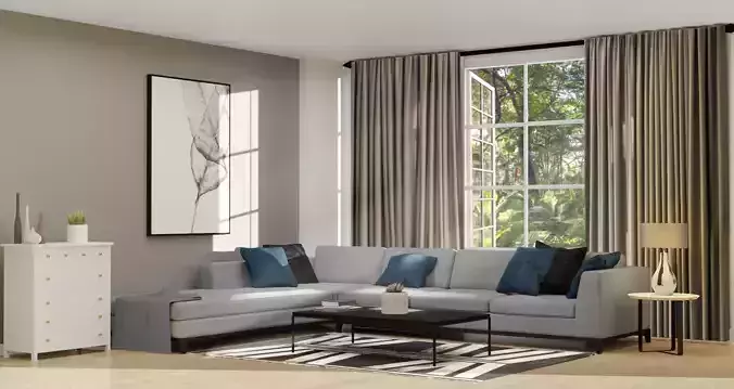  L Shaped Corner Sofa
