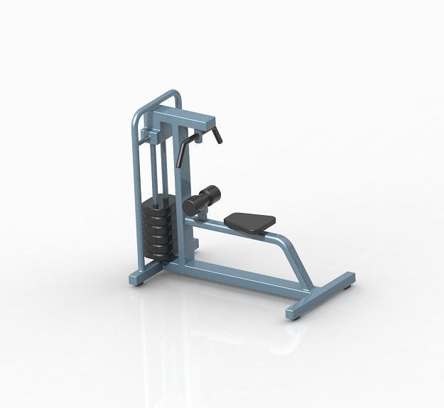 Gym Lat Pulldown Machine 3D print model_6