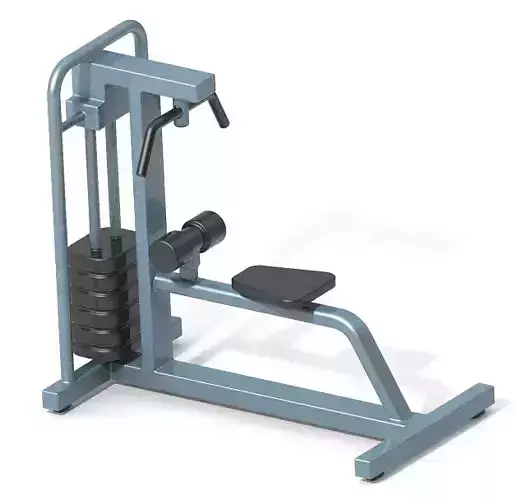 Gym Lat Pulldown Machine 3D print model