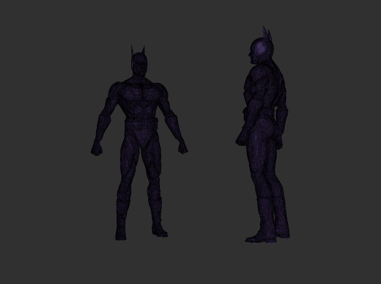 batman 3d model 3D print model_3