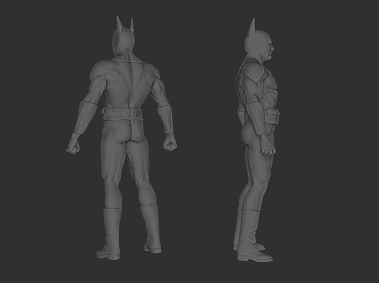 batman 3d model 3D print model_2