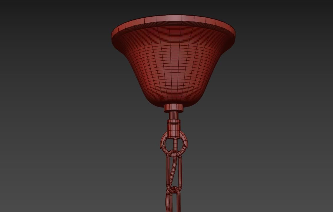 Chandelier Vesuvio E 1 1 8 601 G Corona Render 3D model_6