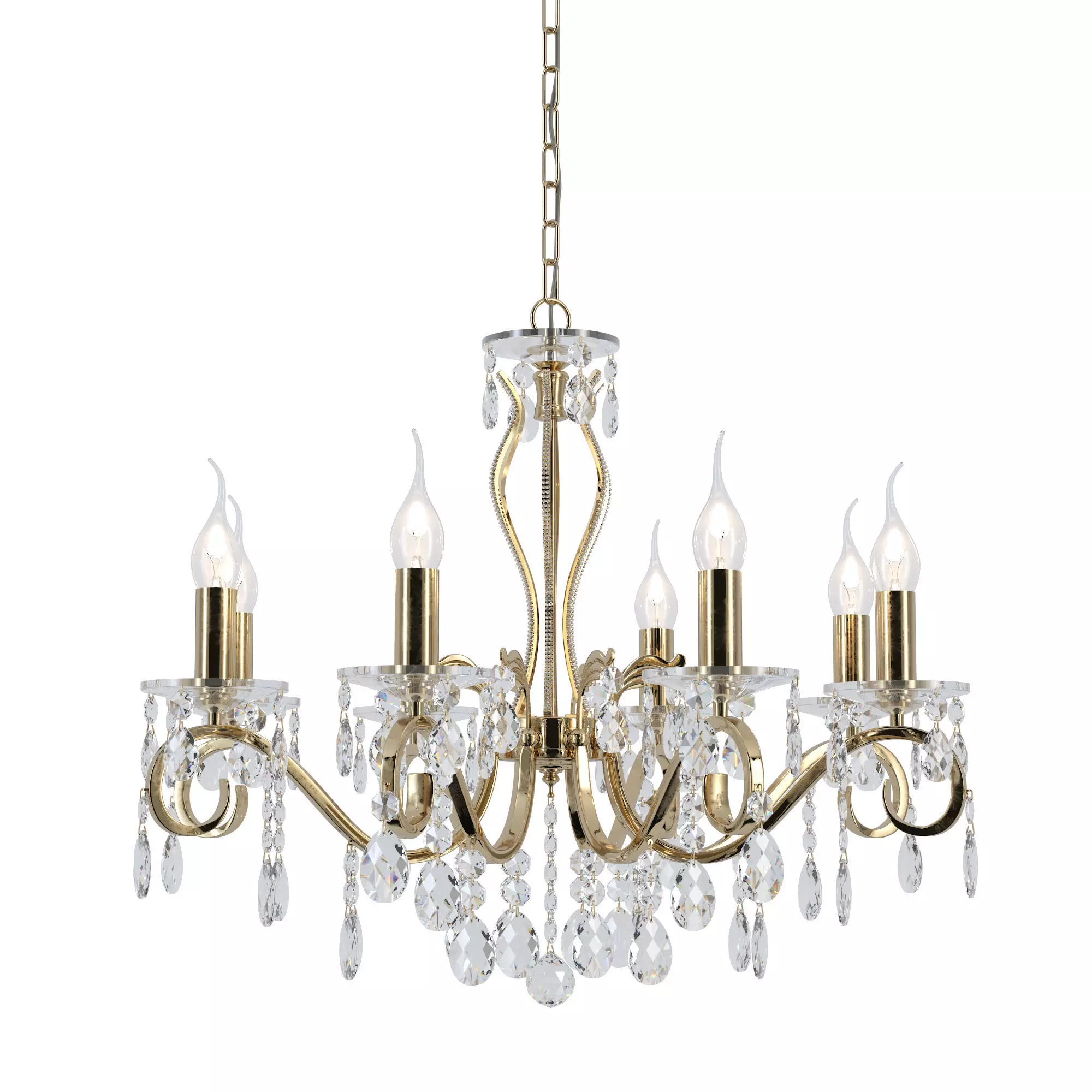 Chandelier Vesuvio E 1 1 8 601 G Corona Render 3D model_0