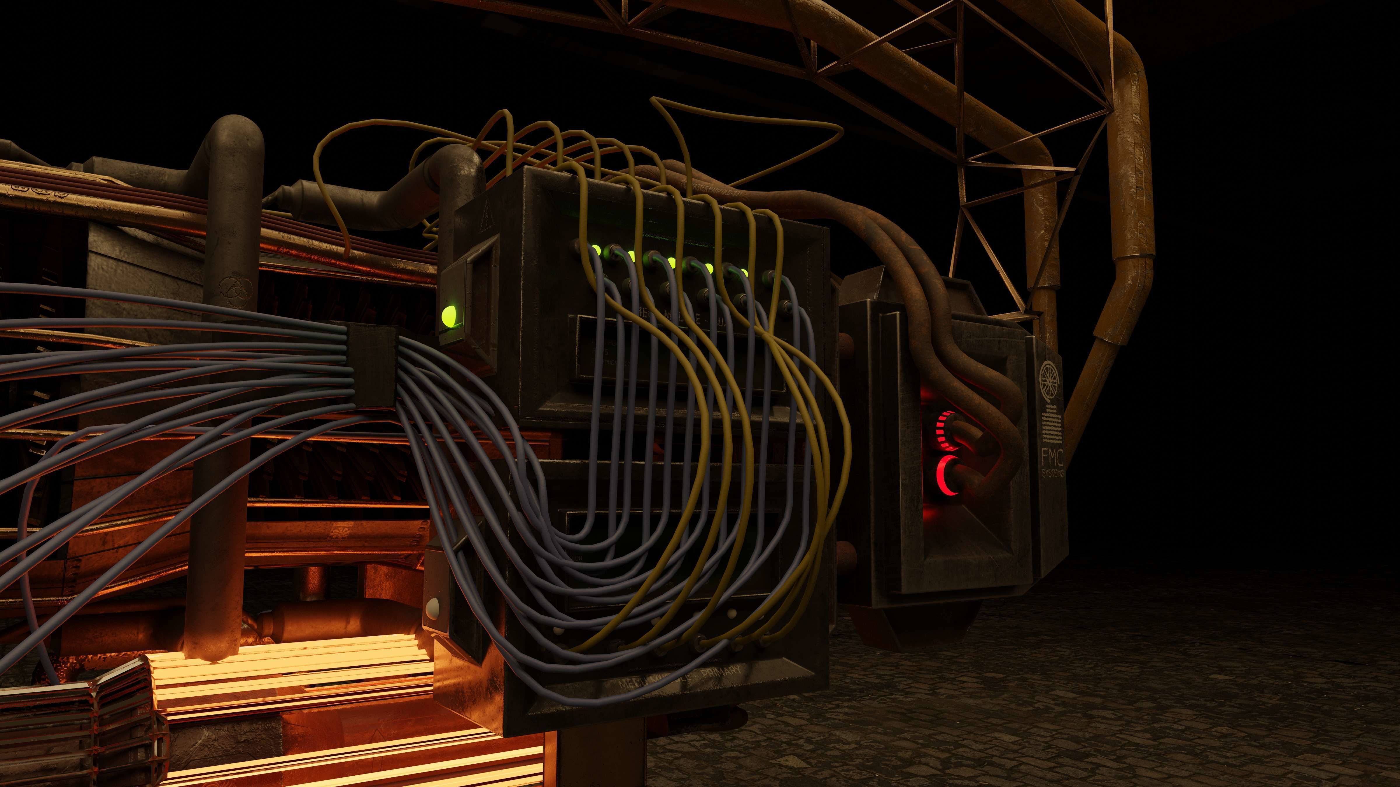 Steampunk Jet Engine 3D model_5