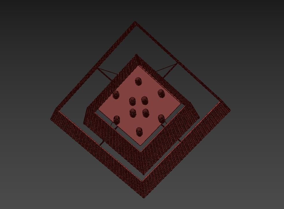 Chandelier Milano E 1 501 N 3D model_4