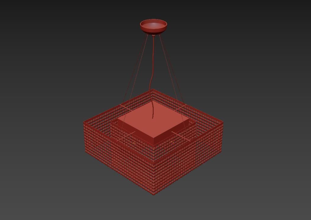 Chandelier Milano E 1 501 N 3D model_1