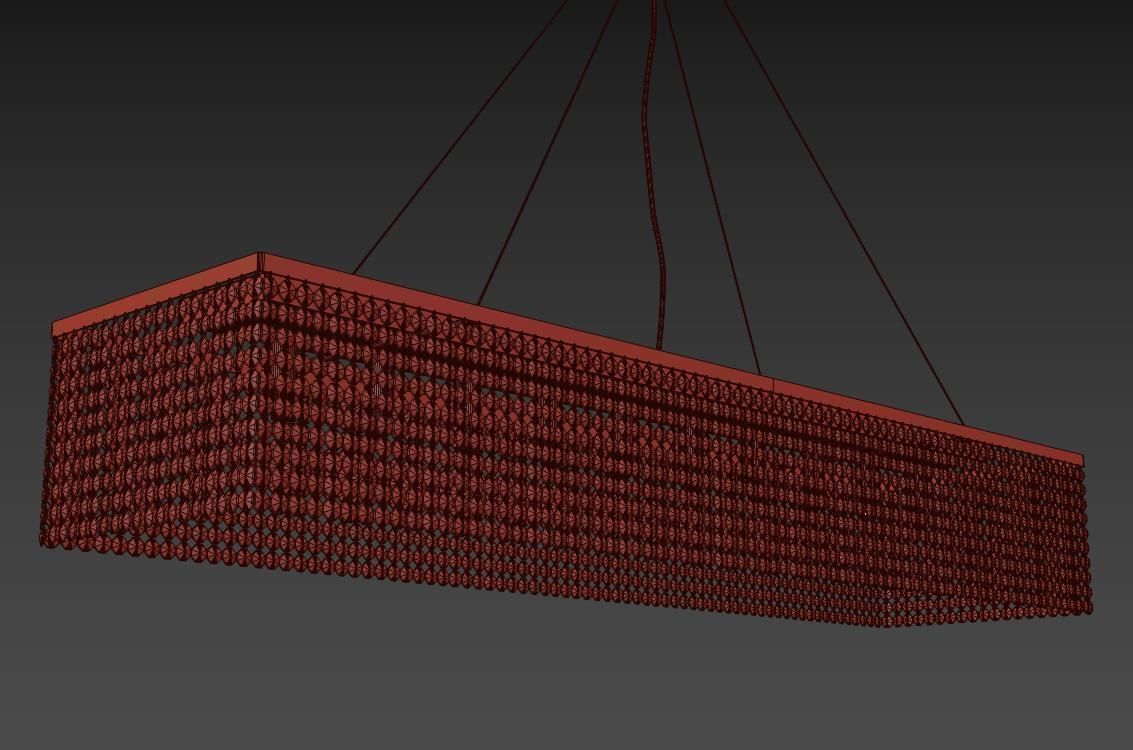 Chandelier Milano E 1 5 120x30 501 N 3D model_3