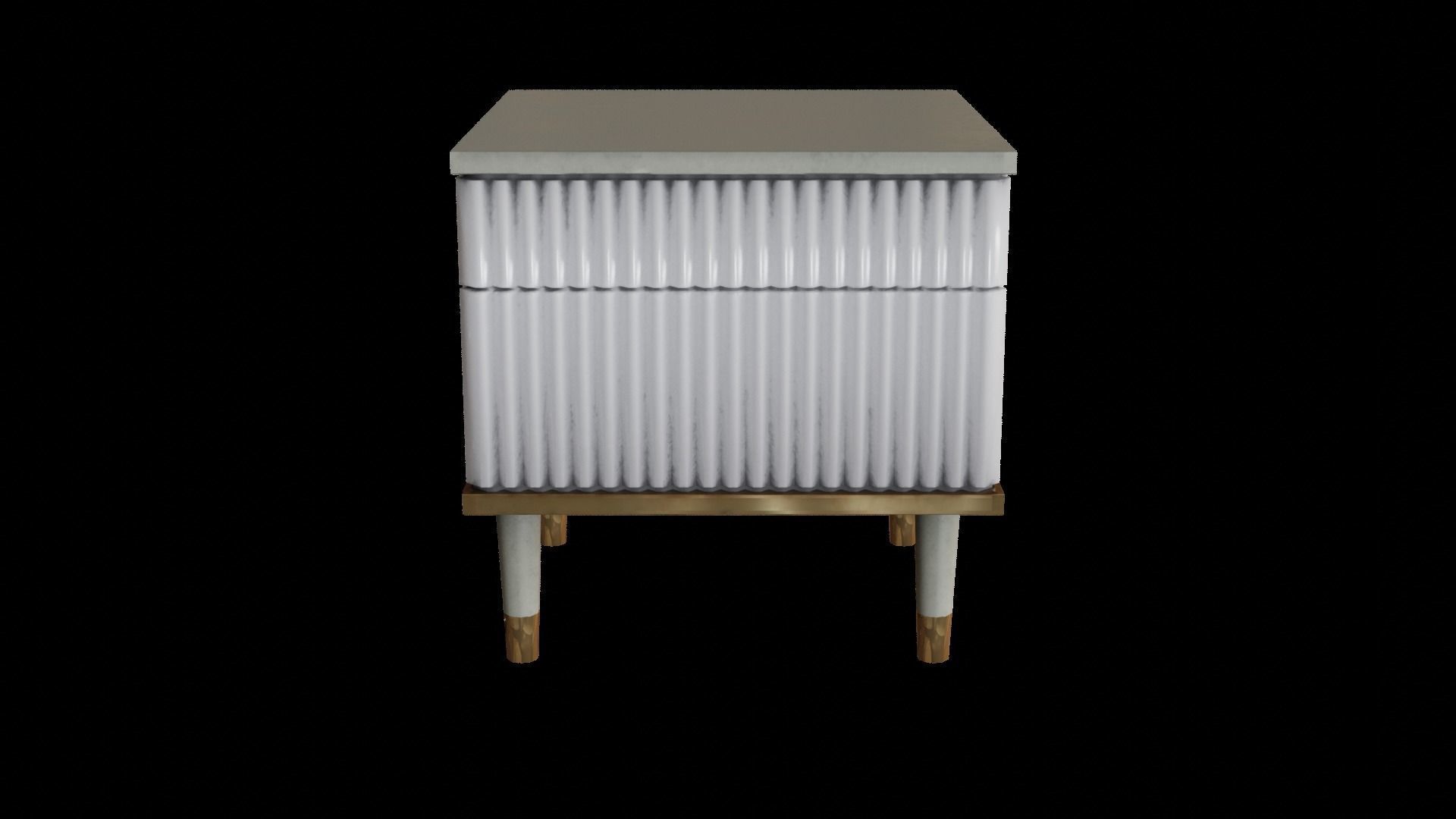 Night table 3D model_4