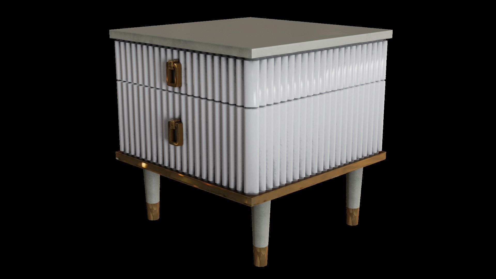 Night table sets 3D Model Collection_10