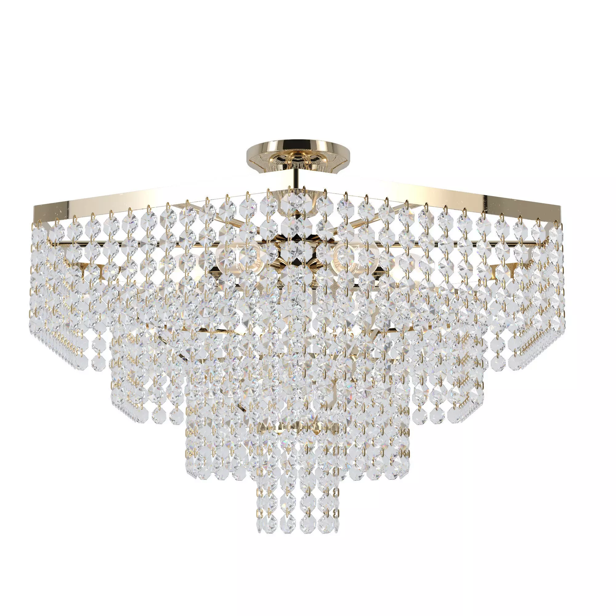 Chandelier Loreto E 1 5 40 600 G 3D model_0