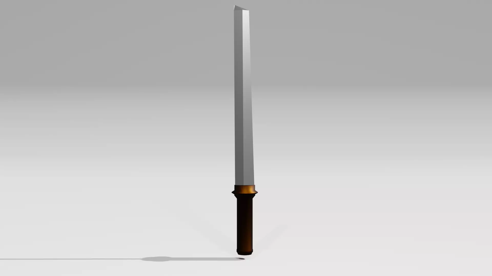 Samurai sword Free low-poly 3D model