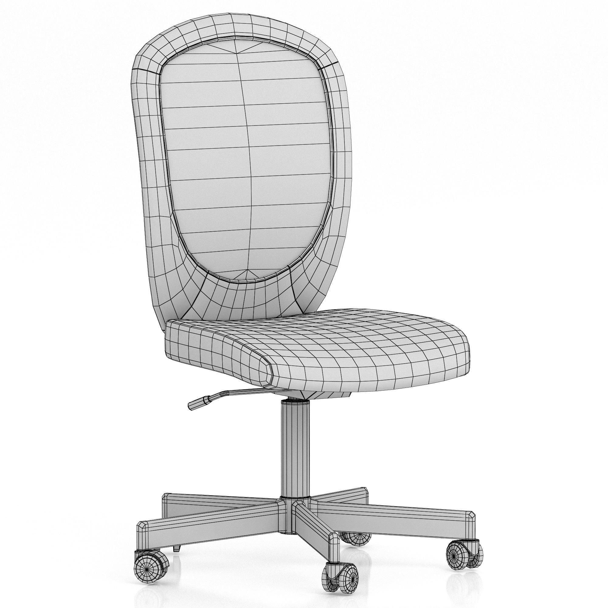 FLINTAN Office chair 3D model_8