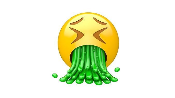 Apple Face Vomiting 3D model