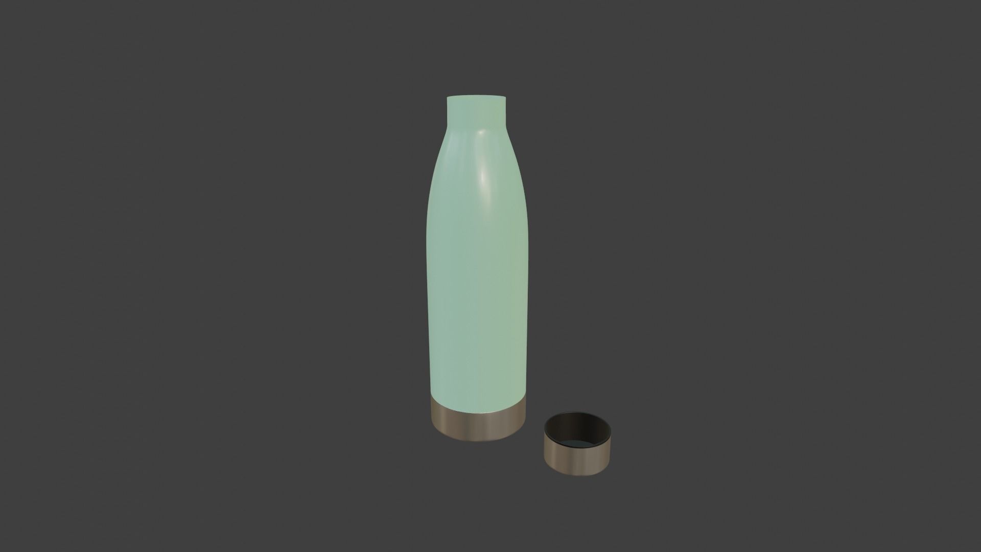 Water Bottle Model  3D model_2