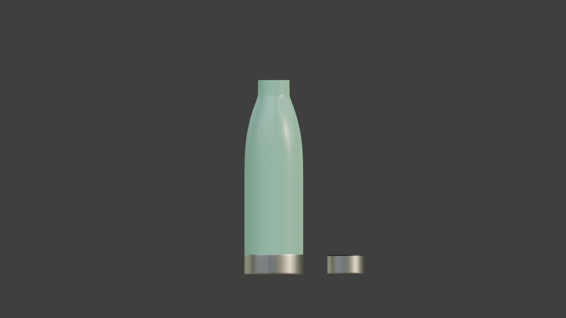 Water Bottle Model  3D model_1