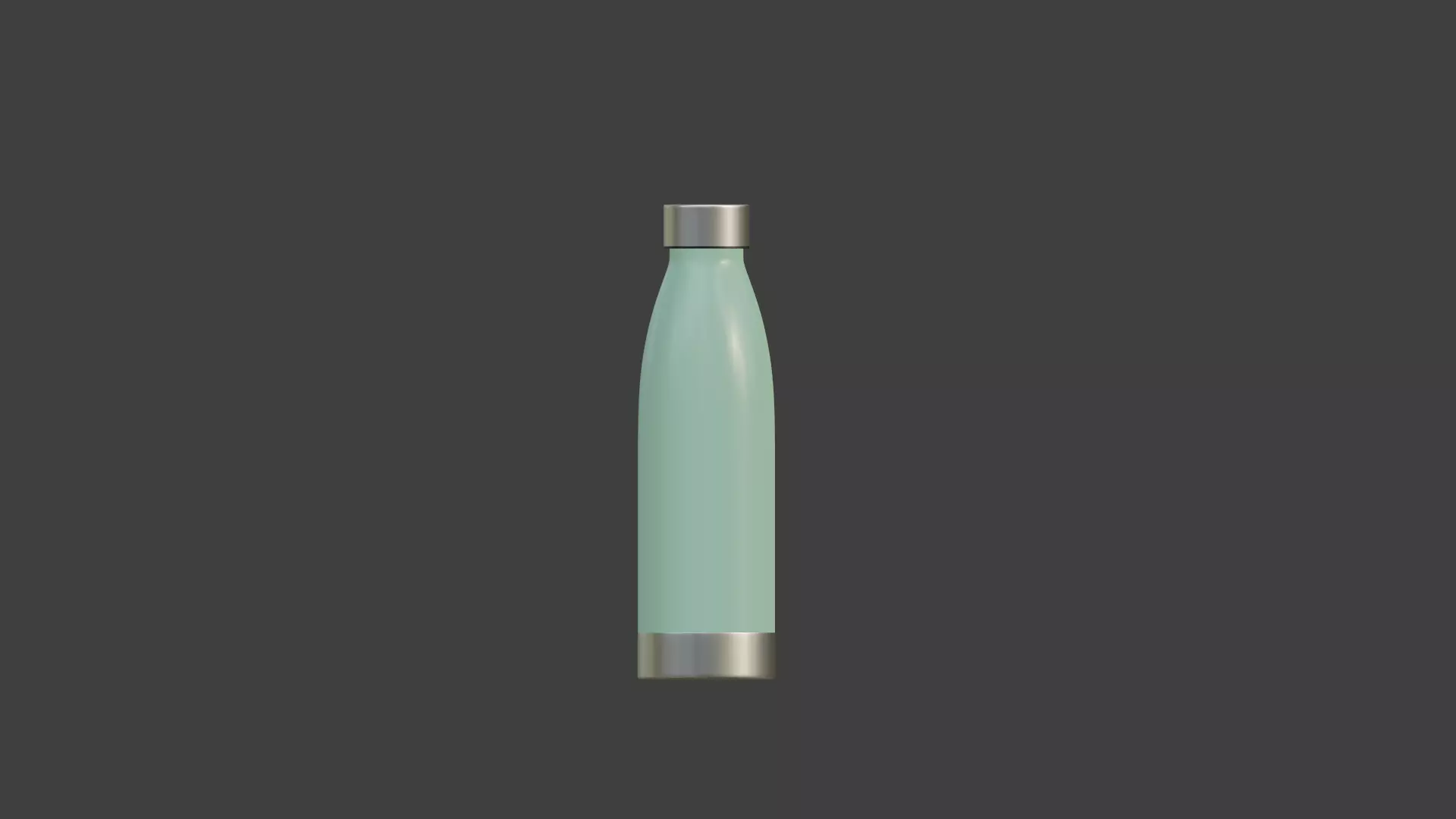 Water Bottle Model  3D model_0