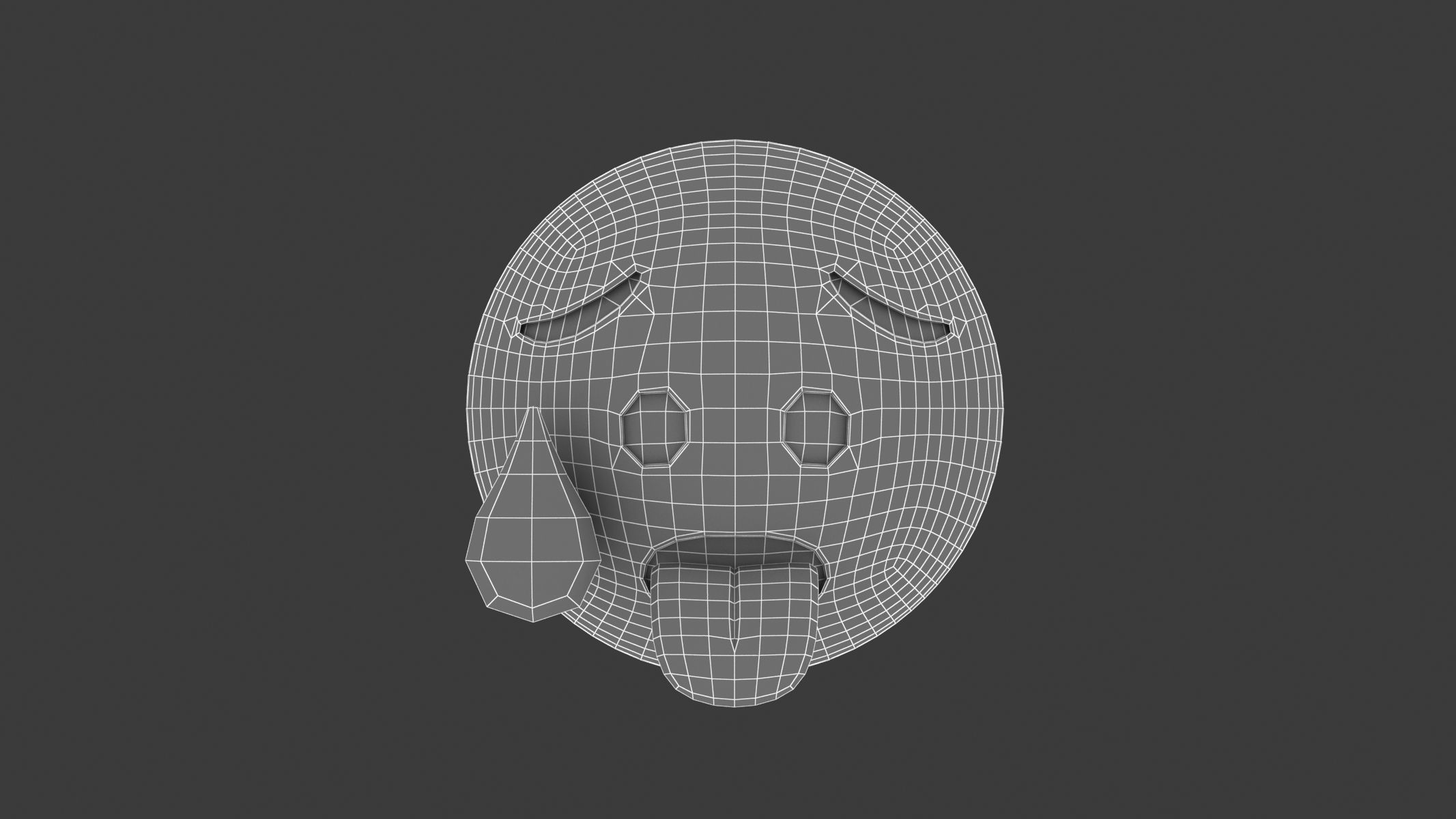 Apple Hot Face 3D model_5