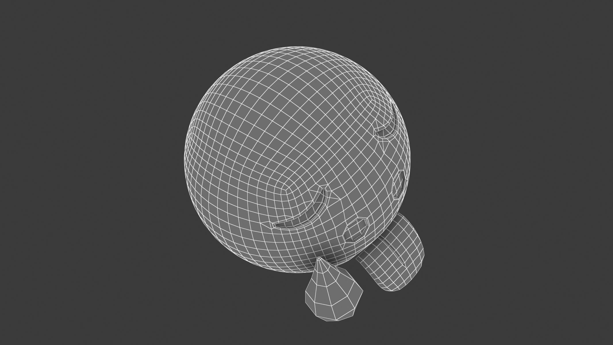 Apple Hot Face 3D model_9