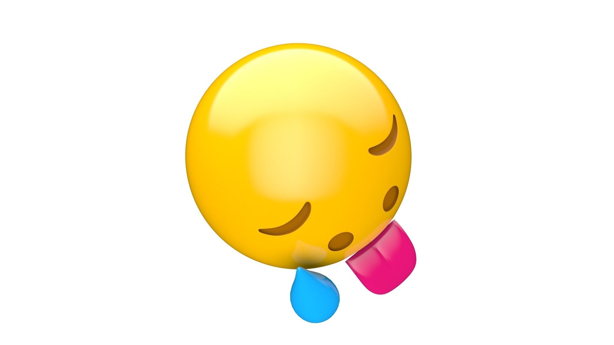 Apple Hot Face 3D model_4