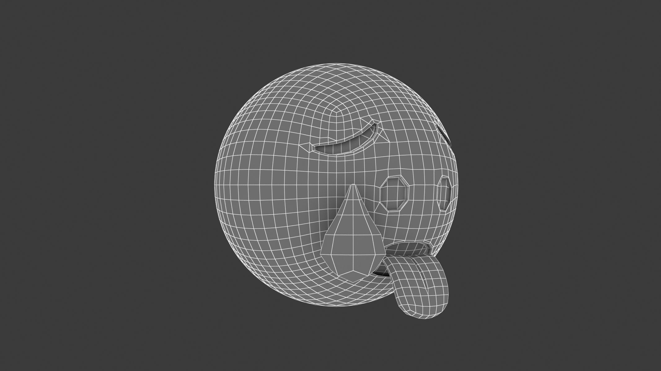 Apple Hot Face 3D model_6