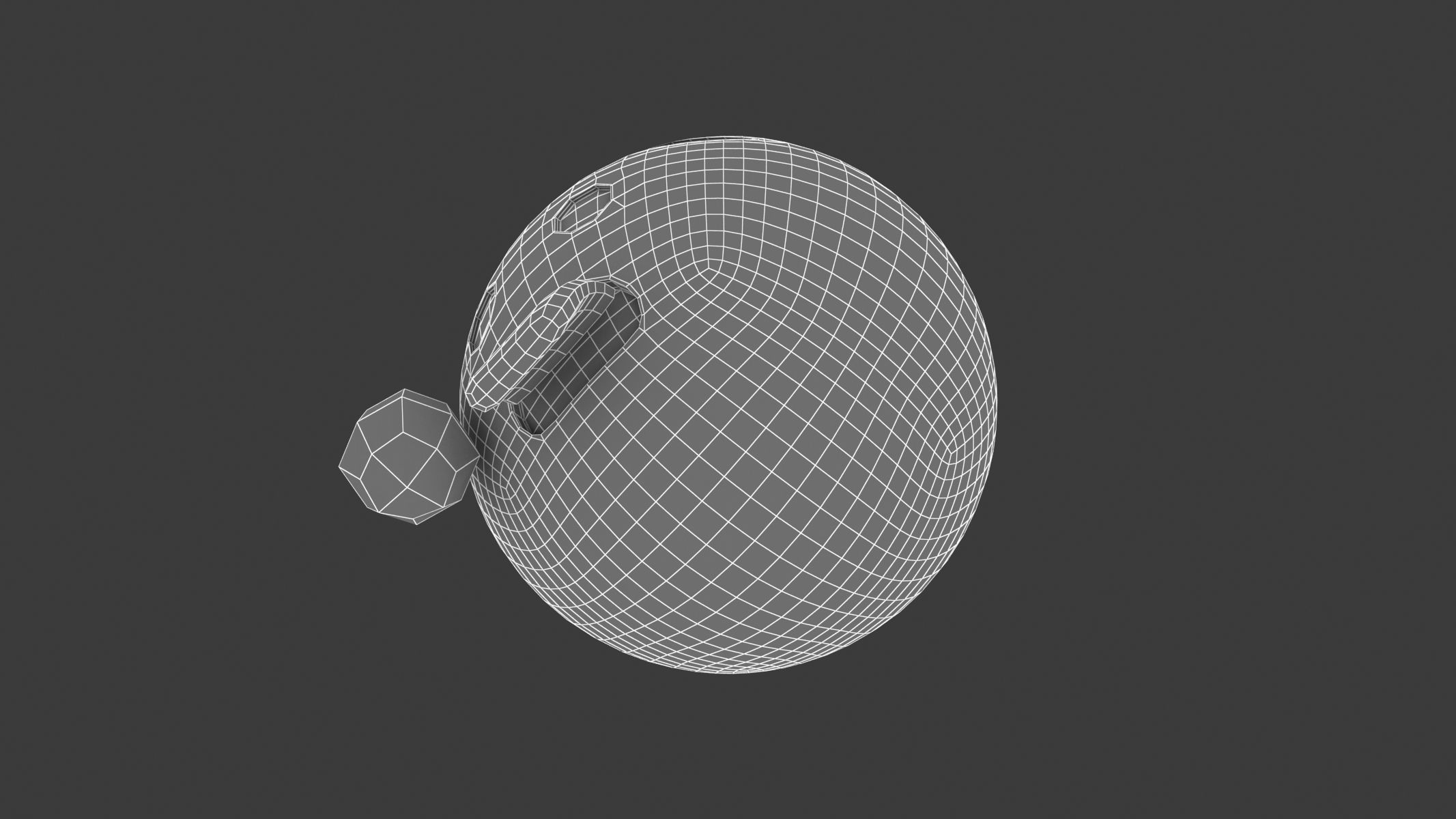 Apple Hot Face 3D model_8