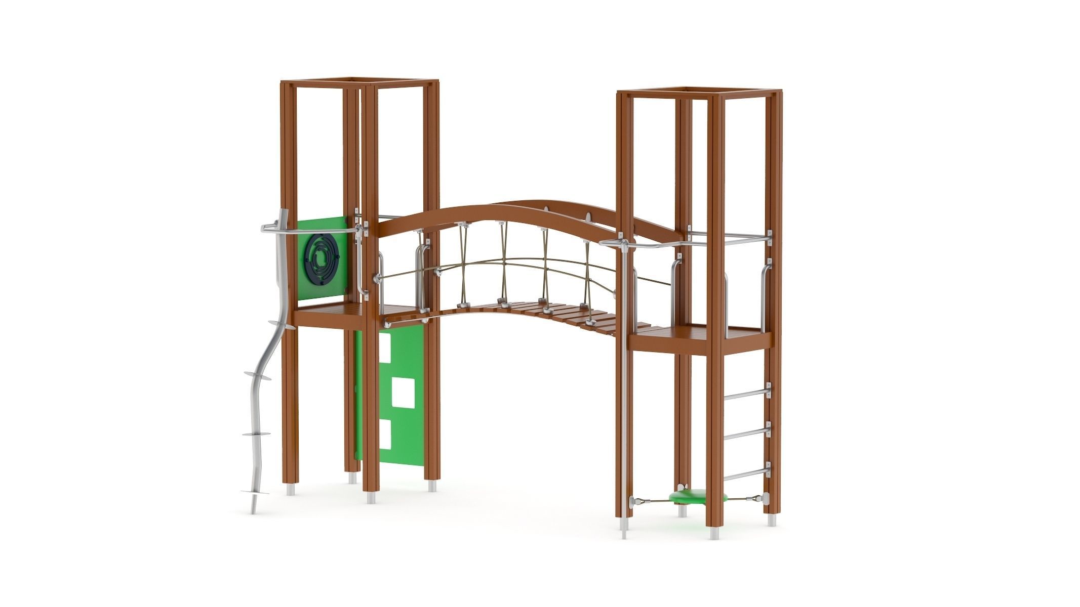 Lappset Activity Tower 20 3D model_4