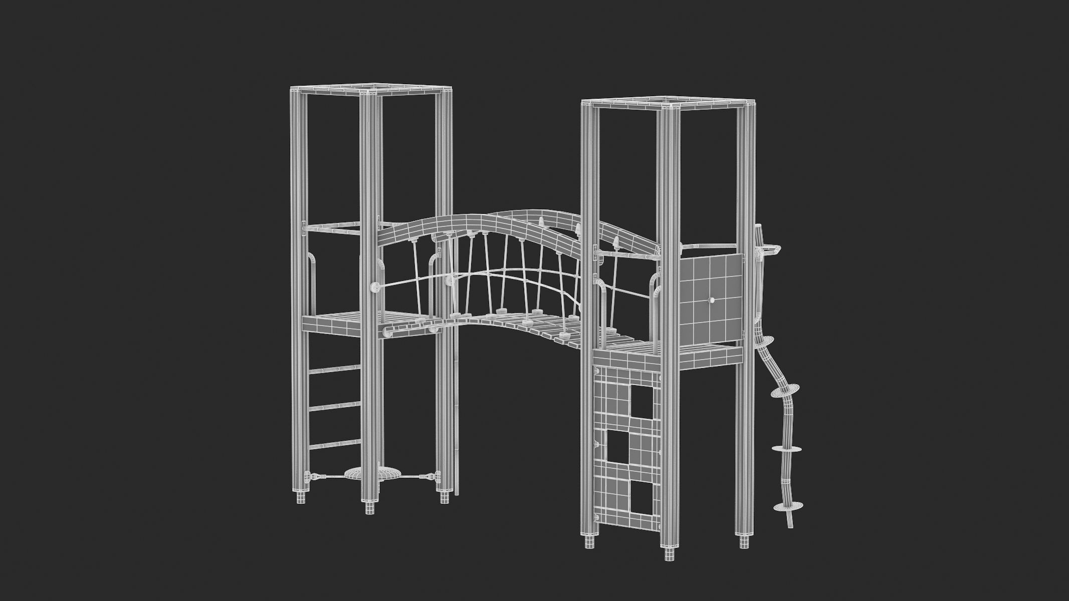 Lappset Activity Tower 20 3D model_11