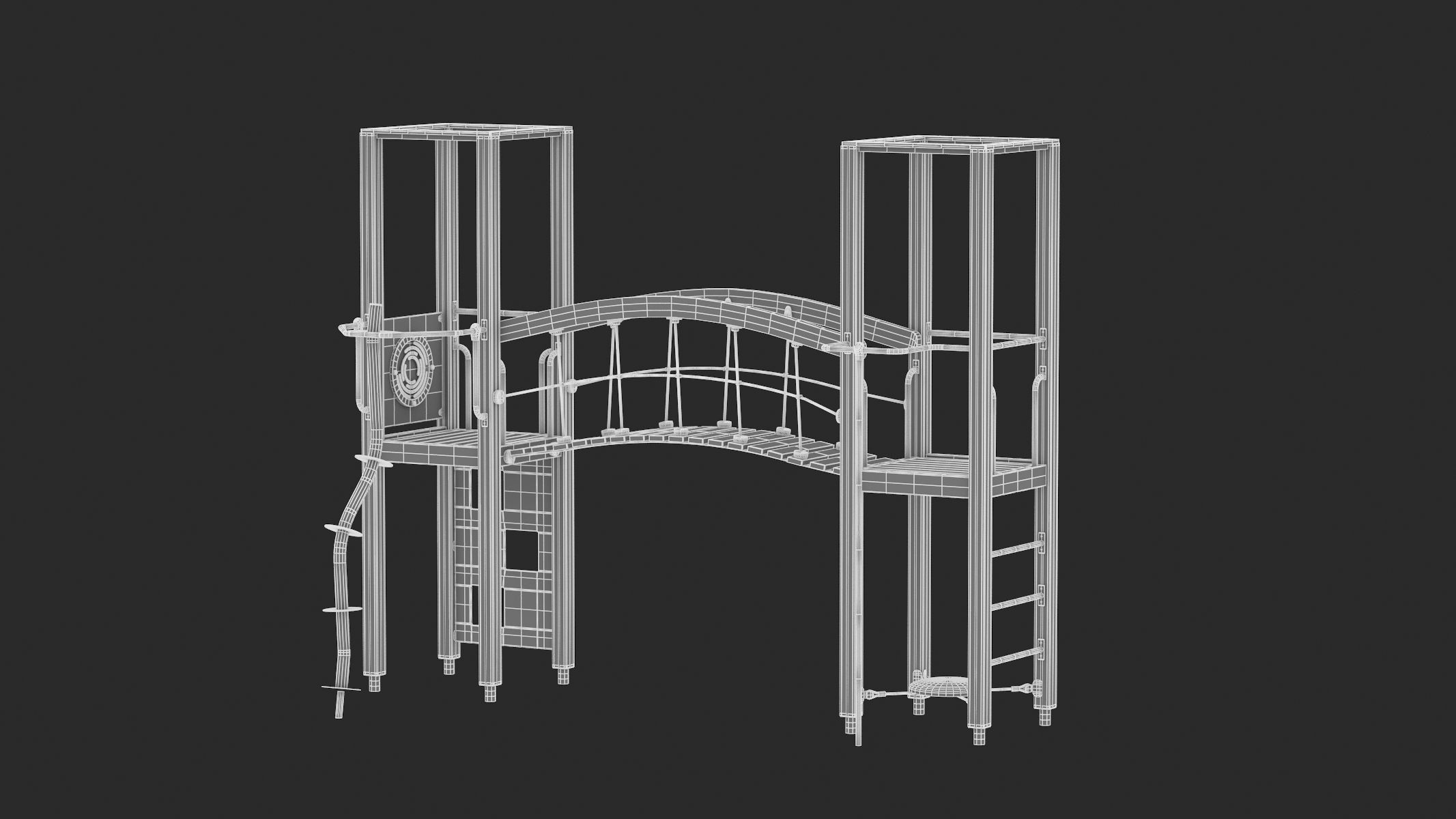 Lappset Activity Tower 20 3D model_14