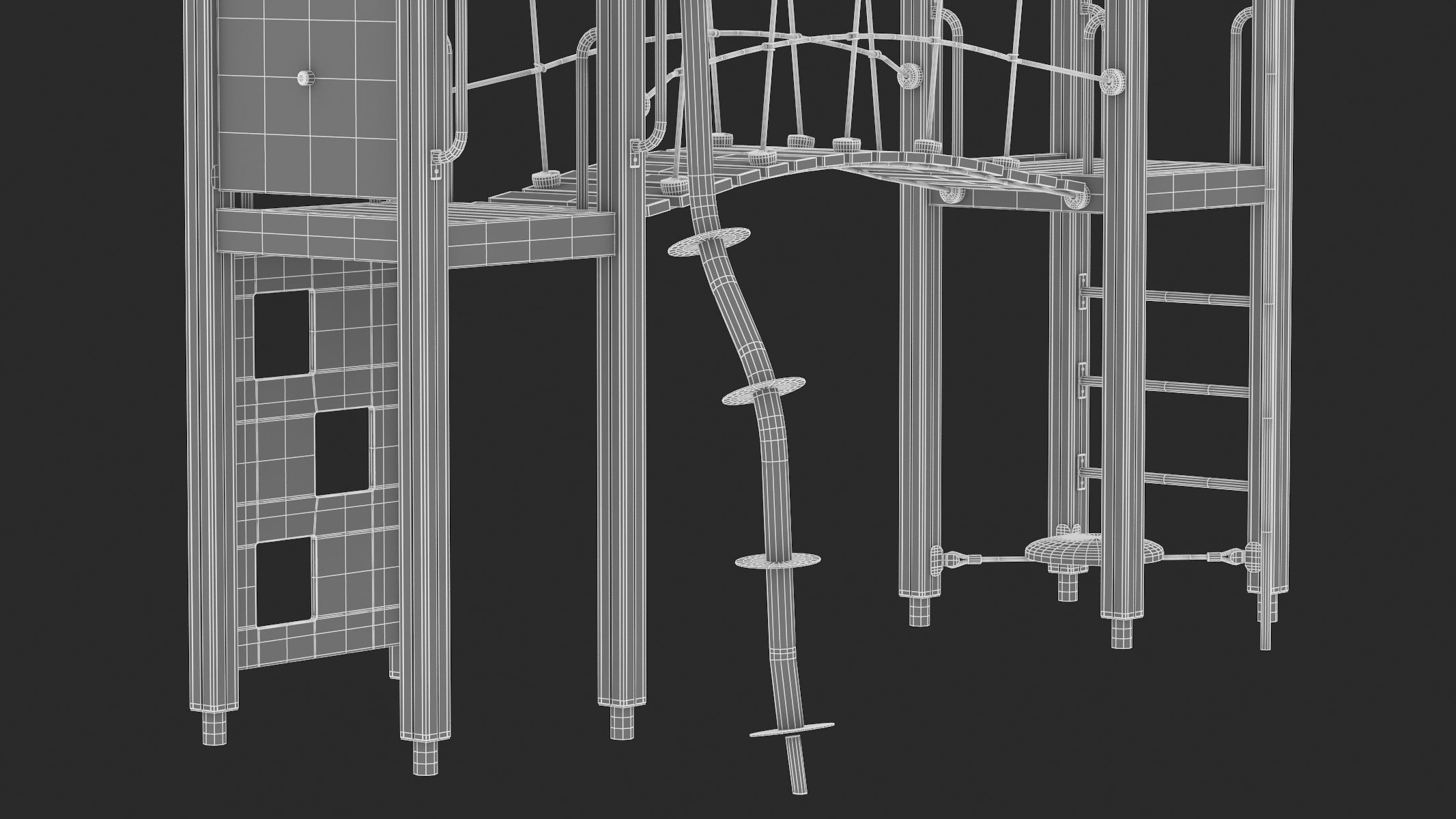 Lappset Activity Tower 20 3D model_16