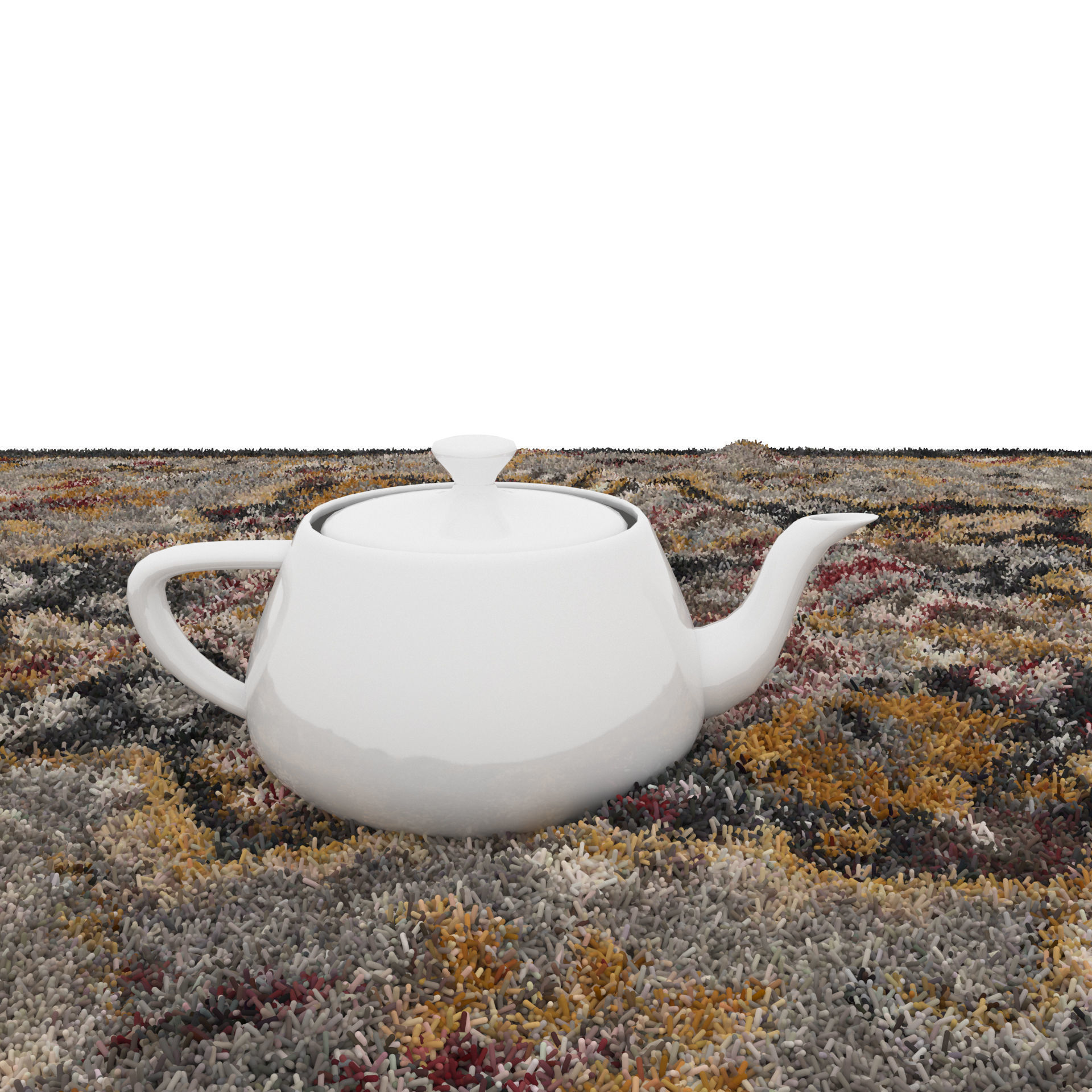 Rugs No 127 Low-poly 3D model_7