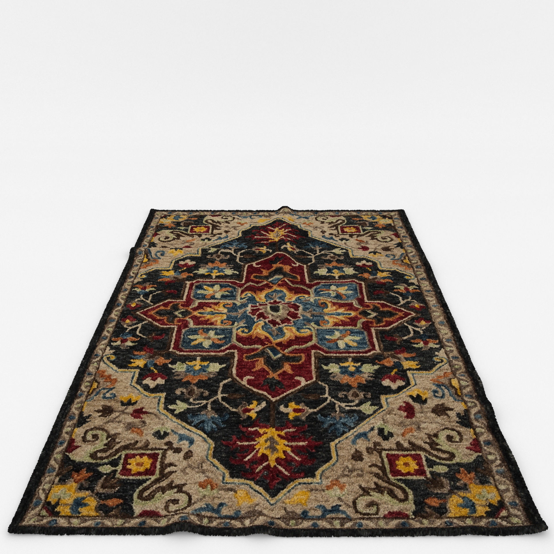Rugs No 127 Low-poly 3D model_4