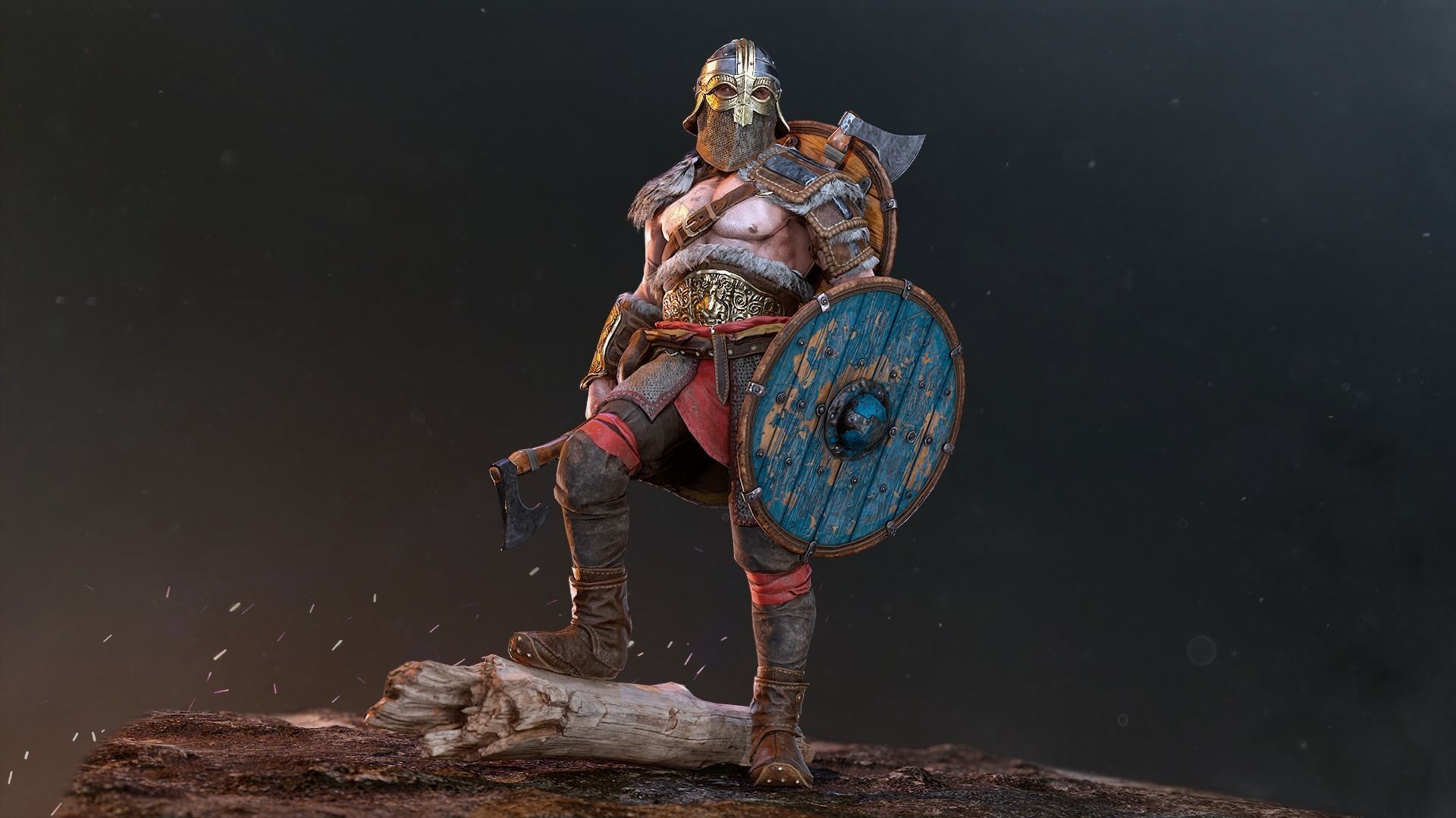 Bjorn Viking Low-poly 3D model_5