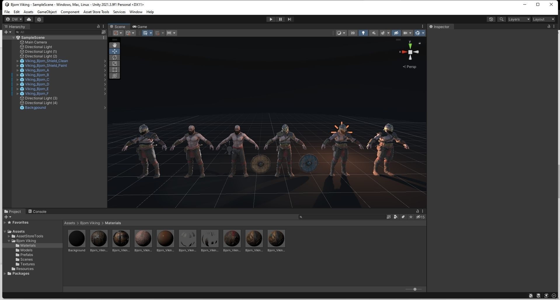 Bjorn Viking Low-poly 3D model_39