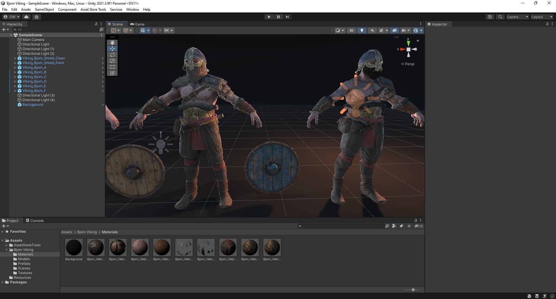 Bjorn Viking Low-poly 3D model_37