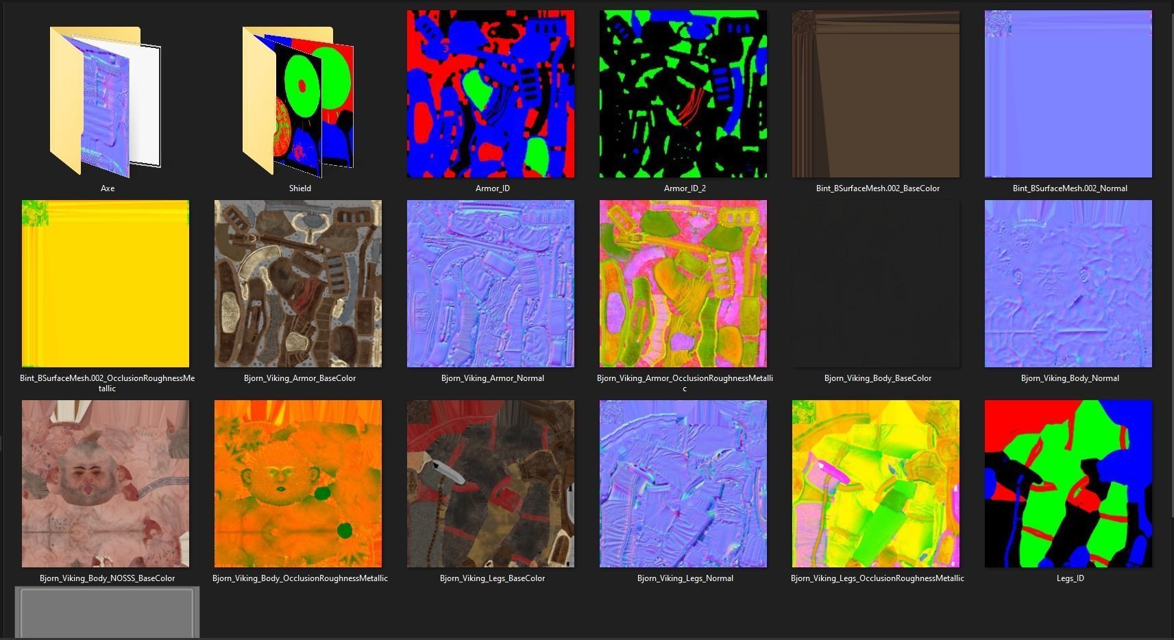 Bjorn Viking Low-poly 3D model_36