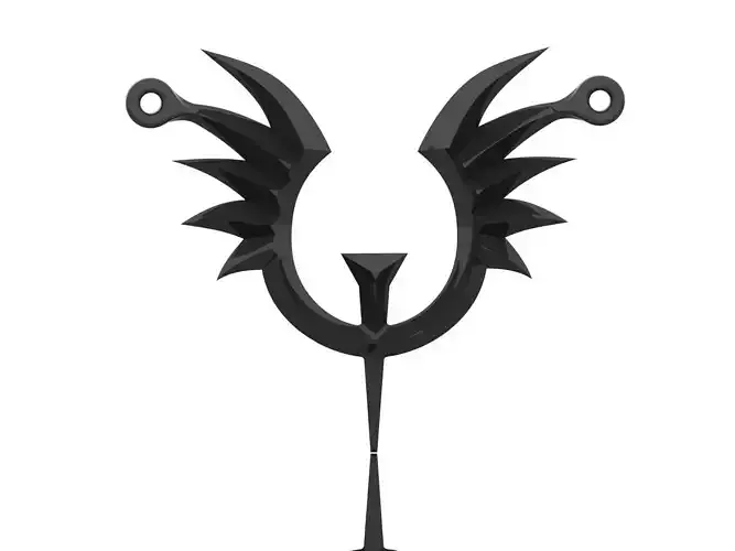 Eagles Wing Necklace 3D model