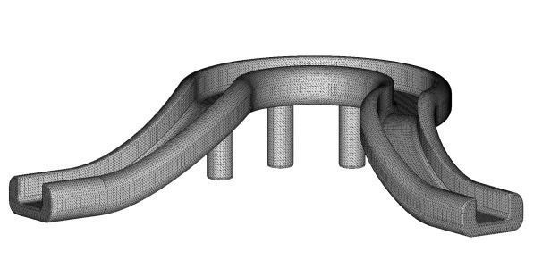 Classic Flyover Bridge 3D print model_1