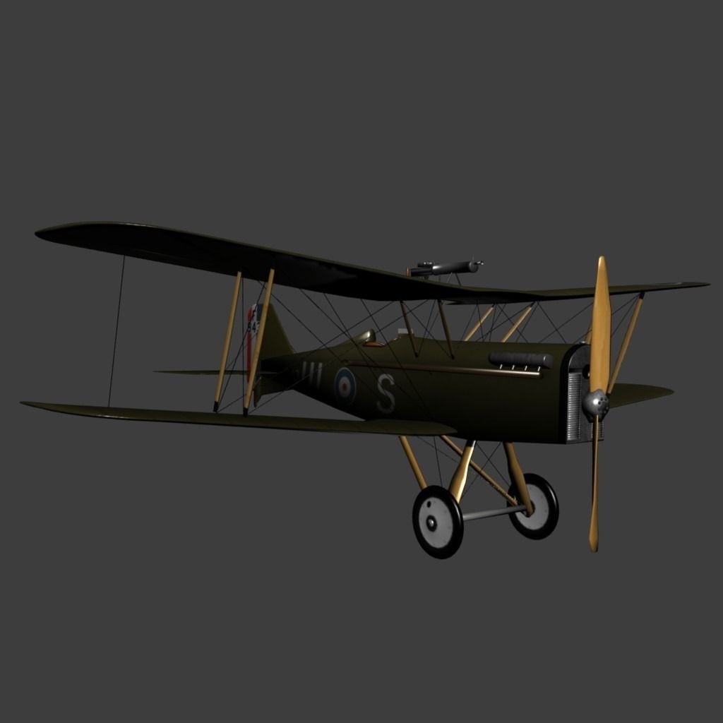 RAF Se5 Low-poly 3D model