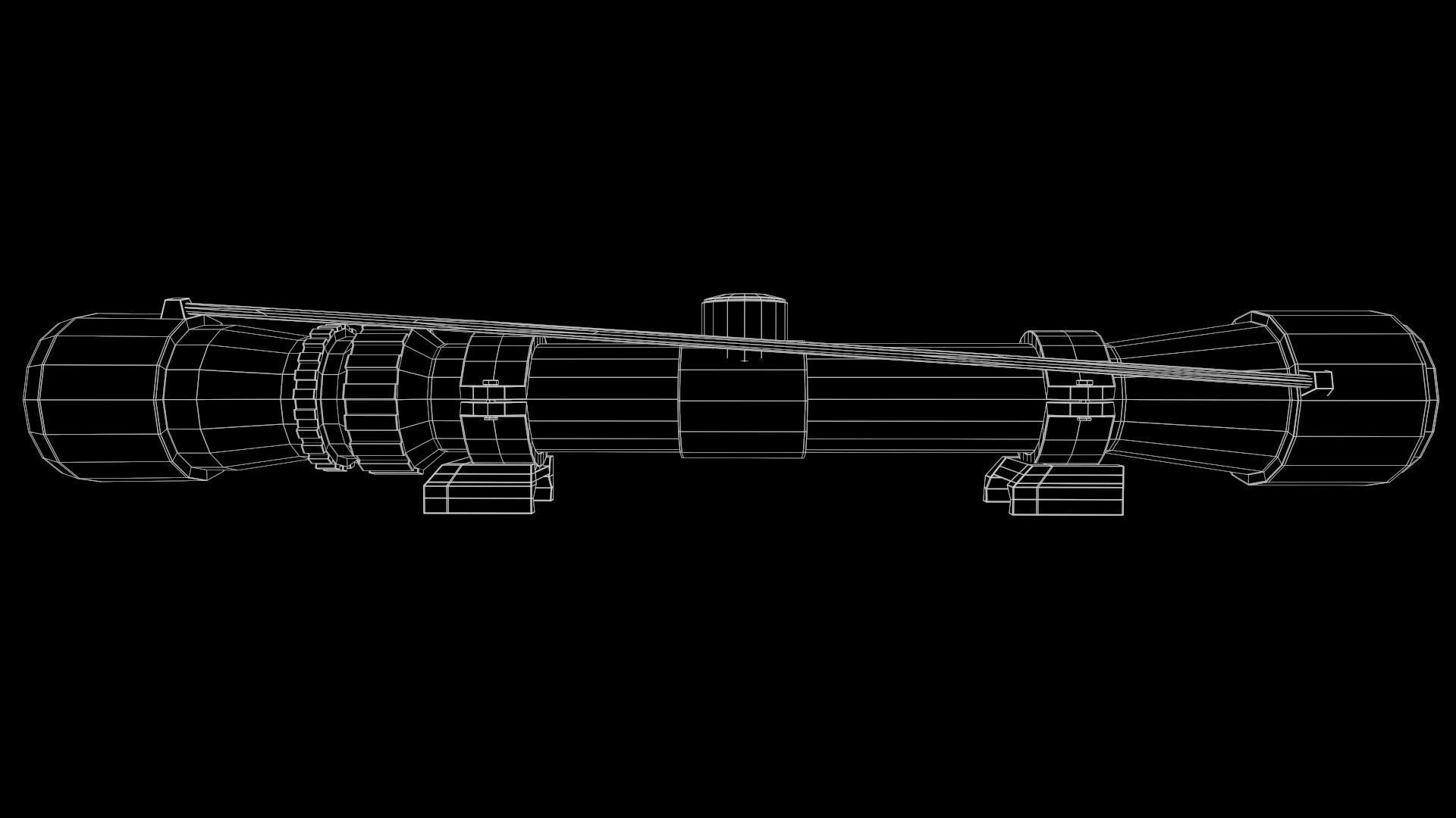 8x Scope Low-poly 3D model_12