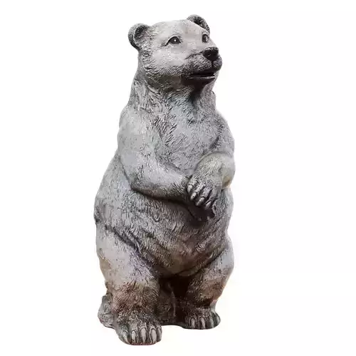 Garden bear figurine
