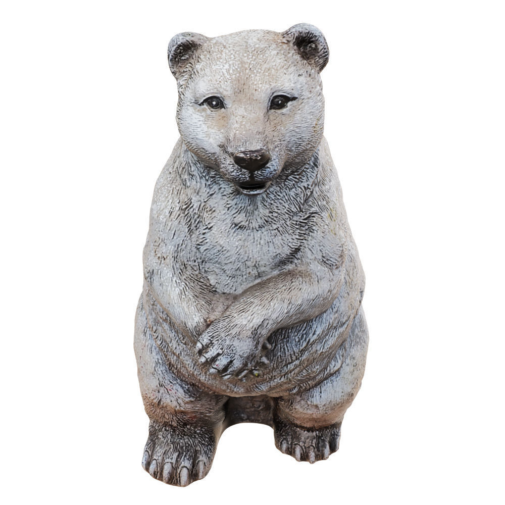 Garden bear figurine 3D model_1