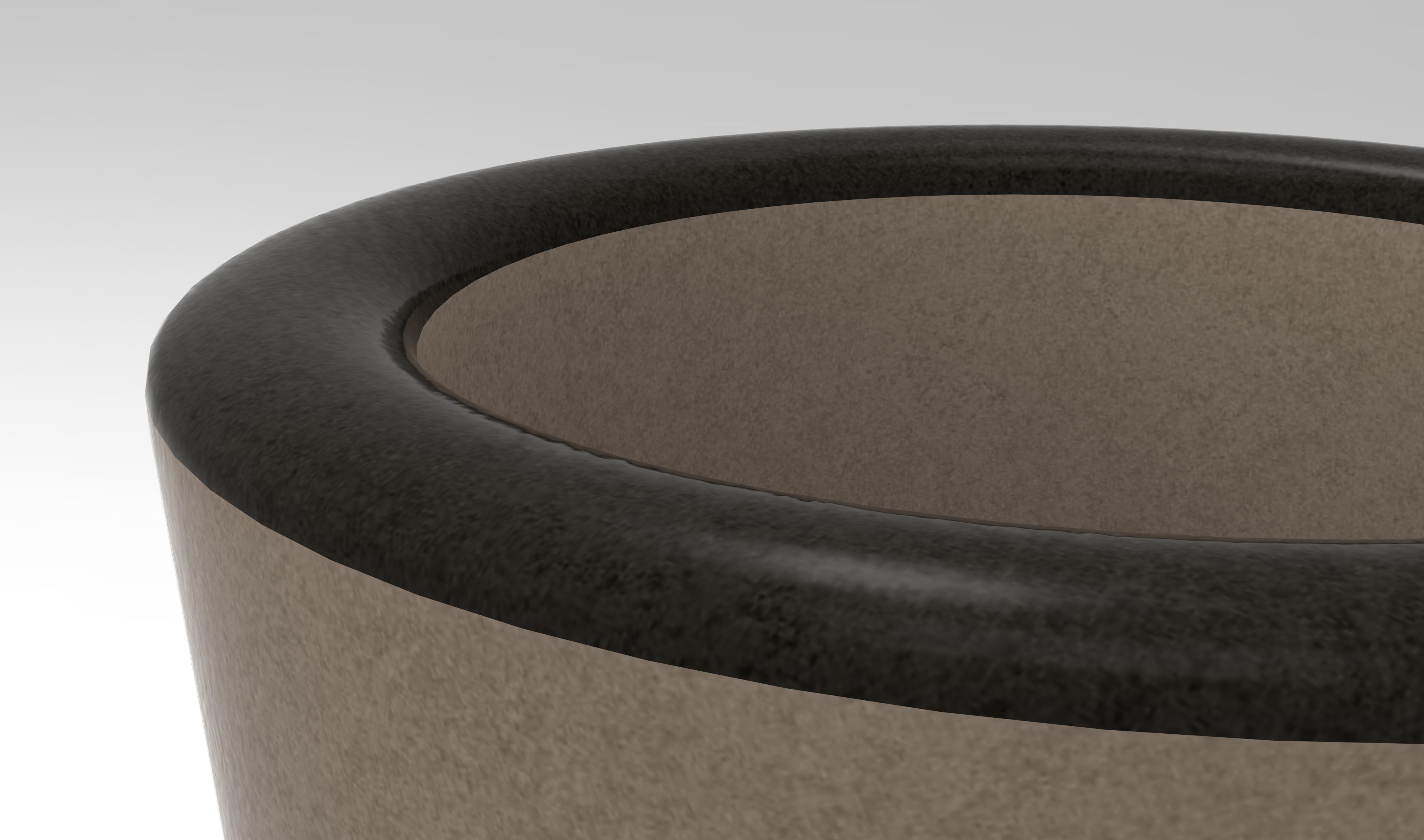 Mortar and Pestle Low-poly 3D model_6