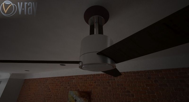 Modern Minka Aire Flyte Fan 3D model_8