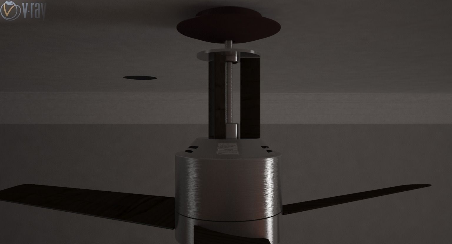 Modern Minka Aire Flyte Fan 3D model_1