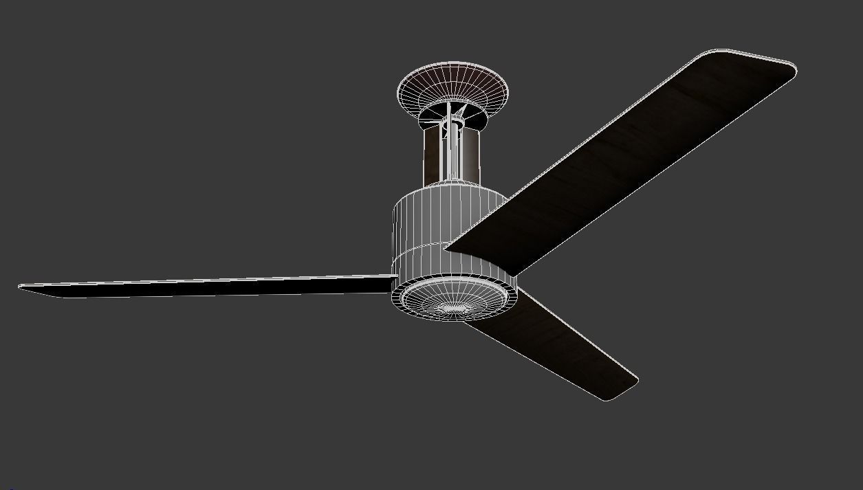 Modern Minka Aire Flyte Fan 3D model_6