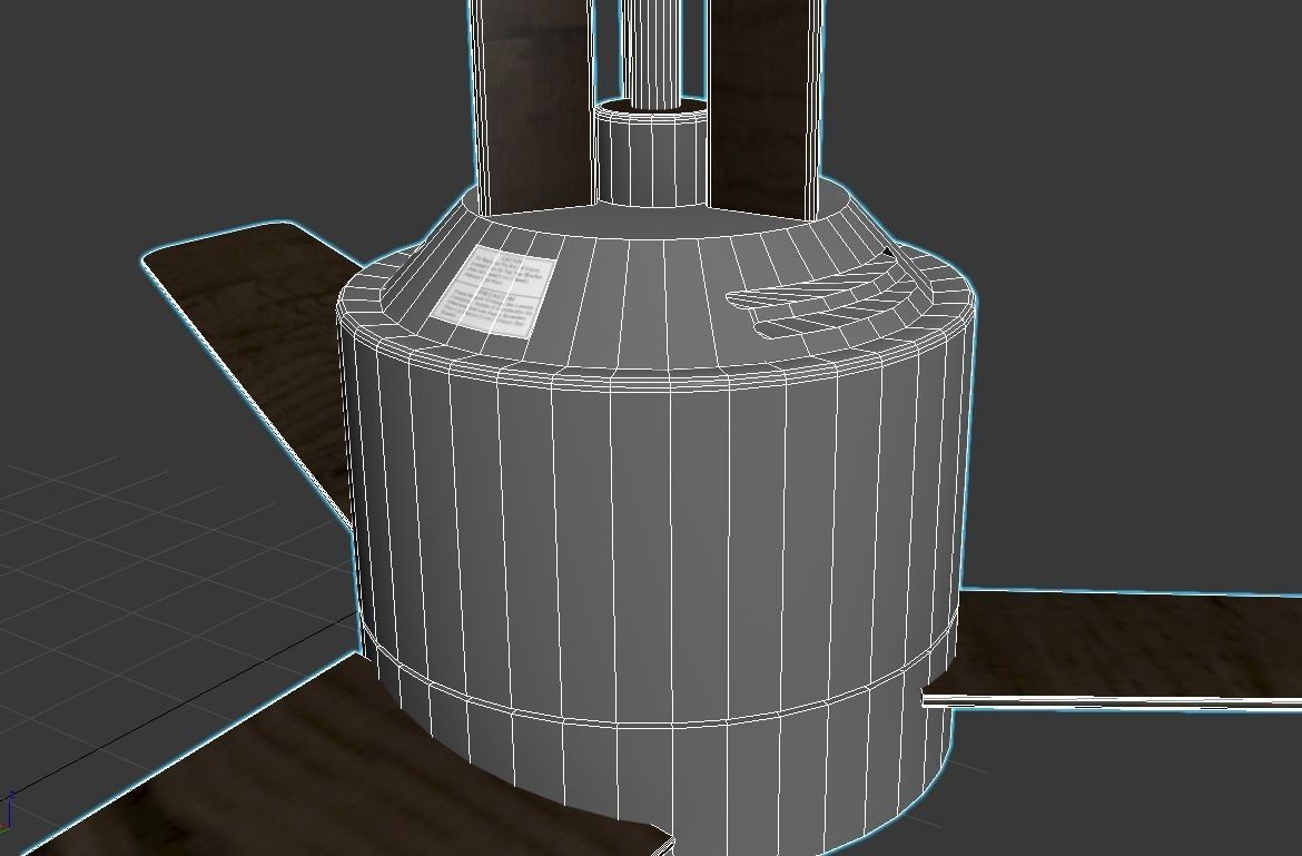 Modern Minka Aire Flyte Fan 3D model_7