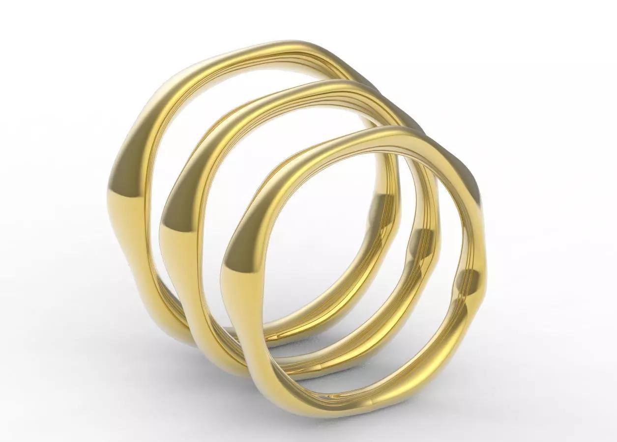 antiform ring 3D print model