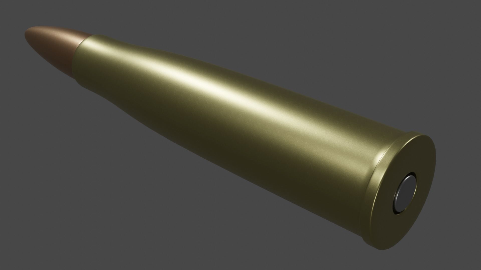 Bullet 3D Model Low-poly 3D model_2